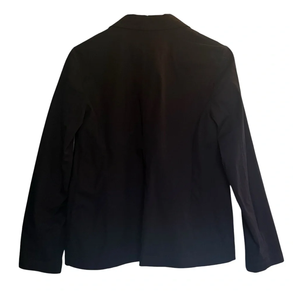 Eileen Fisher Organic Cotten Double Pocket Button Front Blazer Jacket Womens XS - Picture 3 of 10
